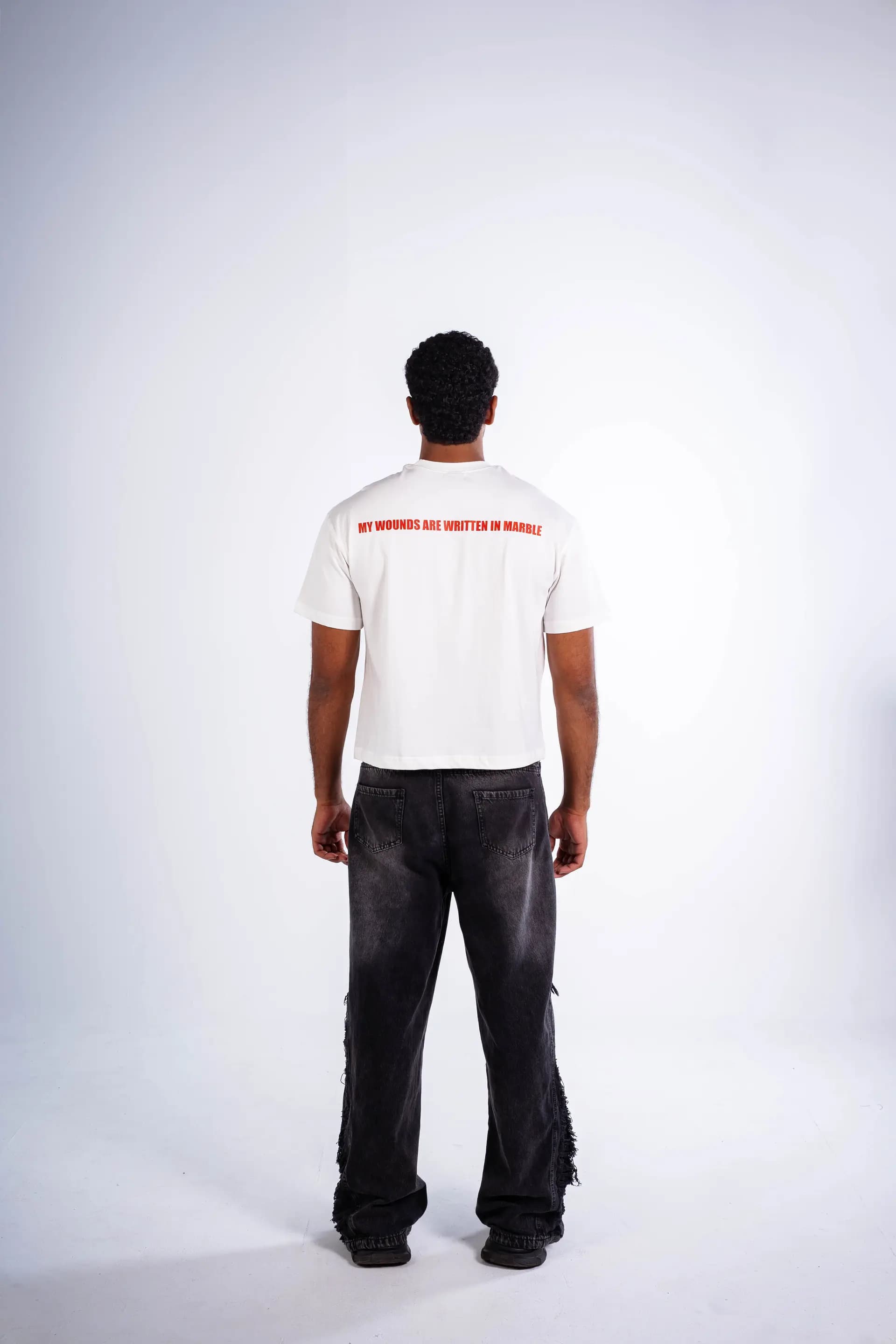 Marble Wounds Signature Tee (White) image 3